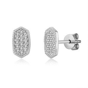Real Diamond Daily Wear Stud Earrings White Gold